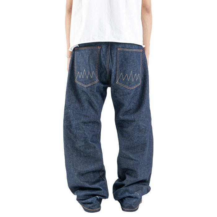 H1 baggy - Raw indigo blue  - Celana Jeans