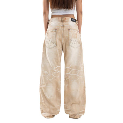 H1 Low Waist Baggy Tri Batik Cendrawasih Ladies - Euro Sand