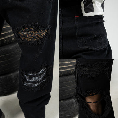 H1 Tri Fabric Baggy - Carbon Black - Jeans Pants