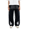 DENIMITUP Sweat Pants H ZigZag - Jet black - Long Pants