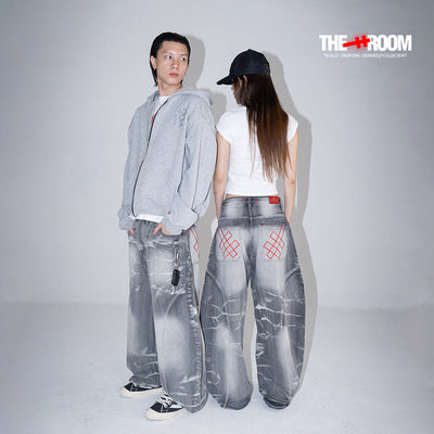 A1 Wide Barrel - Titanium Grey - Jeans