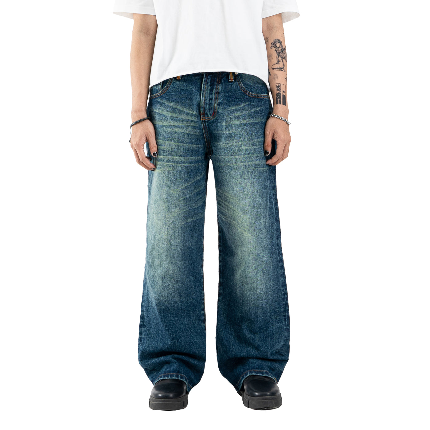 H1 baggy - Midnight green - Jeans Pants