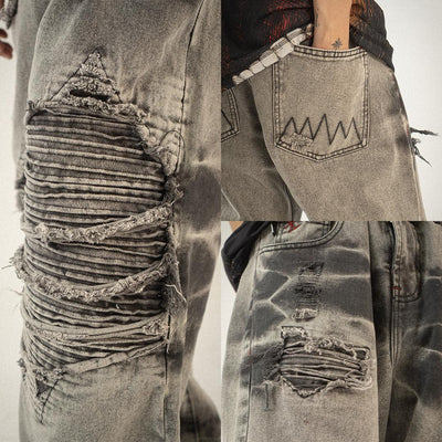 H1 Low Waist Baggy Tri Biker Ladies - Acid Grey