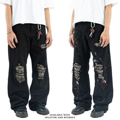 H1 Baggy Quad Viper - Black - Celana Jeans