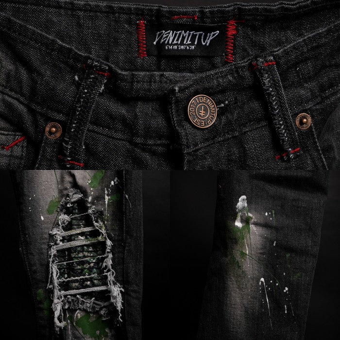 M1 quad viper - Burst of venom grey - Celana Jeans