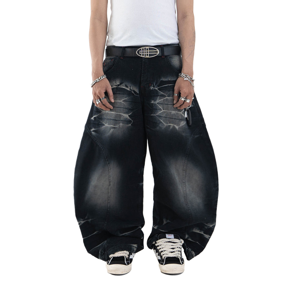 A1 Wide Barrel - Greyish Black - Jeans