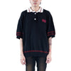 Knitwear DENIMITUP - Black on red - Baju Kaos