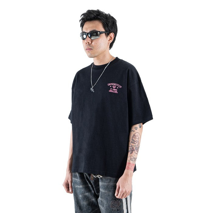 DENIMITUP Japan Culture Tee - Black - T-Shirt