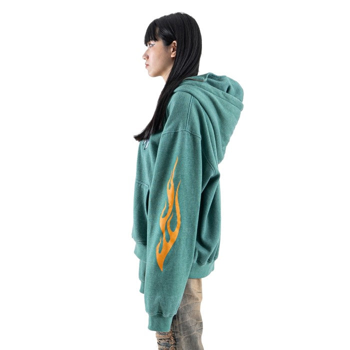 DENIMITUP Ninja Hoodie - N.O.S Washed Green - Hoodie