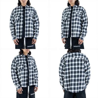 DENIMITUP - Monochrome flannel - Kemeja pria