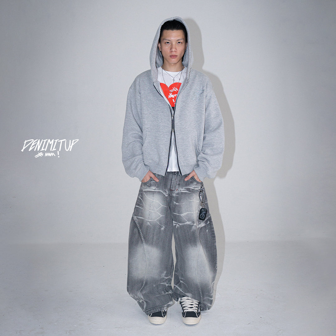 A1 Wide Barrel - Titanium Grey - Jeans