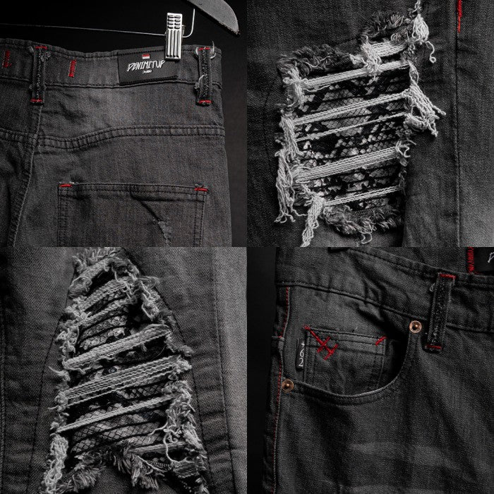 M1 quad viper - Gradient of grey - Celana Jeans