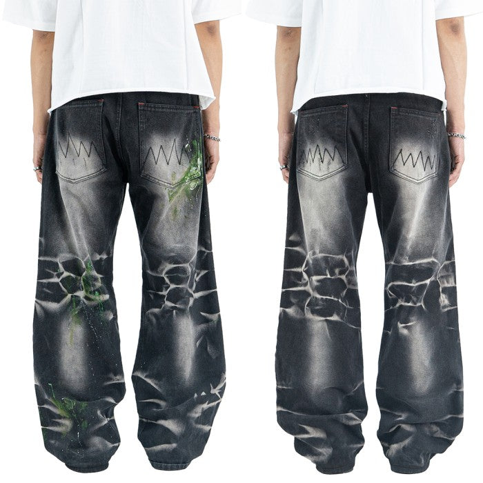 H1 Baggy Quad Viper - Shadow grey - Celana Jeans