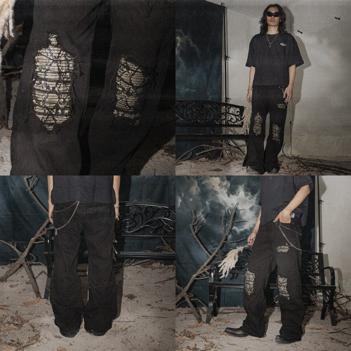 H1 Baggy Quad Viper - Black - Celana Jeans