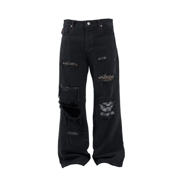 H1 Tri Fabric Baggy - Carbon Black - Jeans Pants