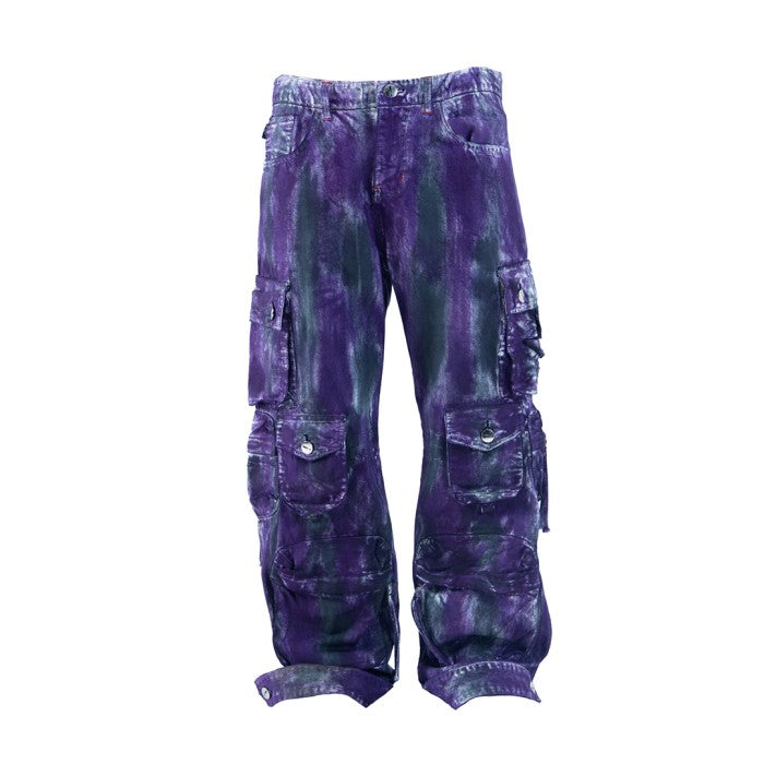 H1 cargo complex - Chroma purple x Roycdc - Celana Jeans