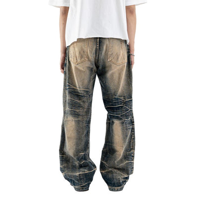 H1 Baggy Songket - Iron Bronze - Celana Jeans