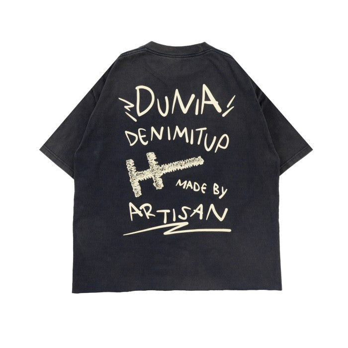 Dunia Denimitup! - Washed Artsy Black Tee - Baju Kaos