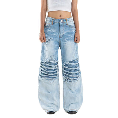 H1 Low Waist Baggy Tri Biker Ladies - Ice Blue