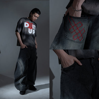 A1 Wide Barrel - Grain Dual Stone - Jeans