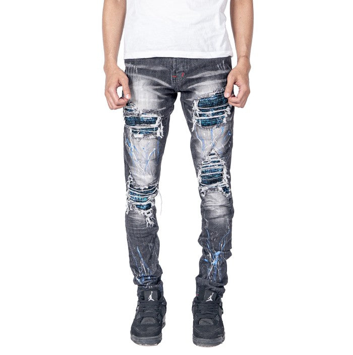 H1 quad evos - Burst of splatter - Celana Jeans