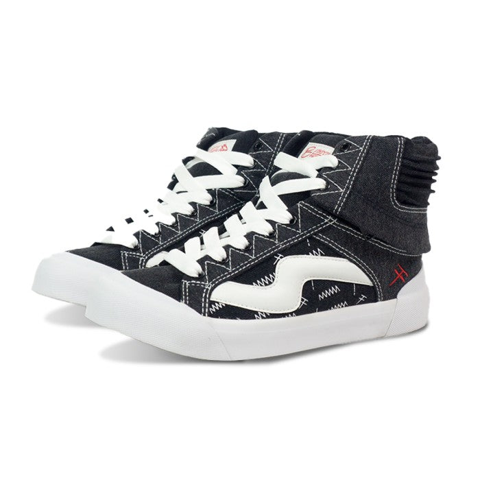 DENIMITUP X PATROBAS - Onyx Biker Shoes Series - Shoes