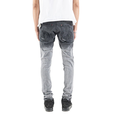 M1 quad viper - Gradient of grey - Celana Jeans