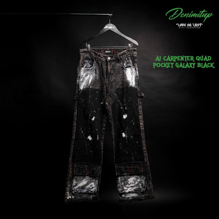 A1 Carpenter Quad Pocket - Galaxy black - Jeans Pants