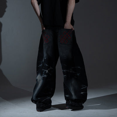A1 Wide Barrel - Greyish Black - Jeans