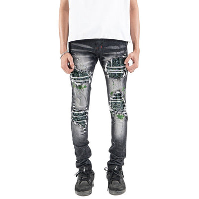 M1 quad viper - Burst of venom grey - Celana Jeans