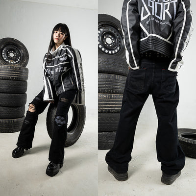 H1 Tri Fabric Baggy - Carbon Black - Jeans Pants