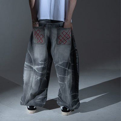 A1 Wide Barrel - Titanium Grey - Jeans
