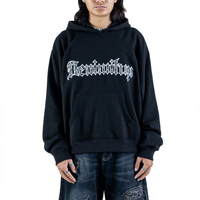 Denimitup Songket Embroidered - Black - Hoodie Pria