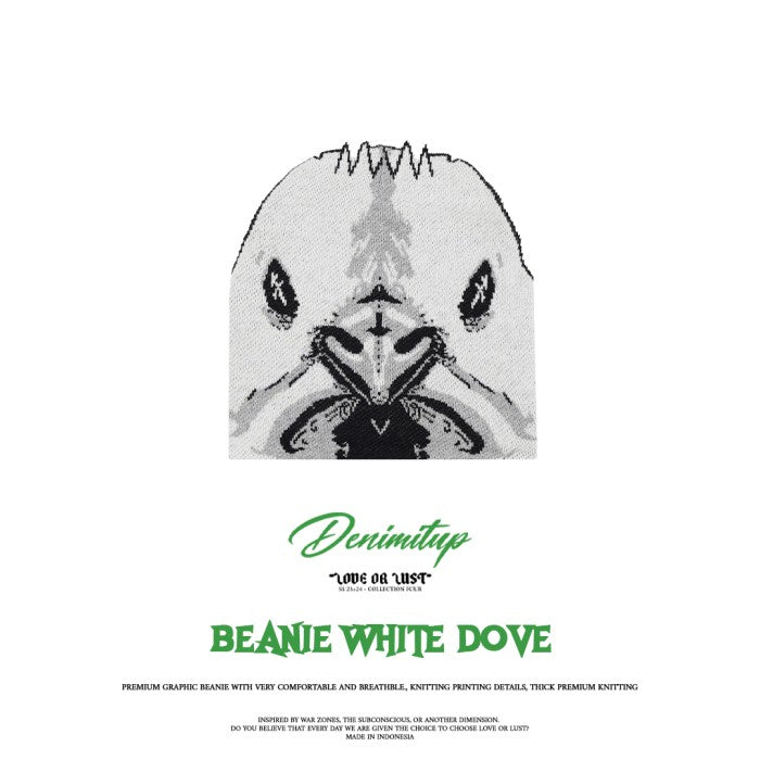 DENIMITUP beanie - White dove - Topi