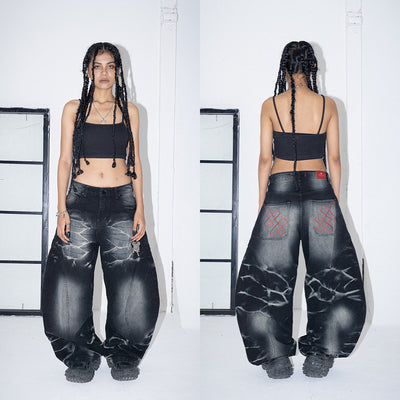 A1 Wide Barrel - Greyish Black - Jeans