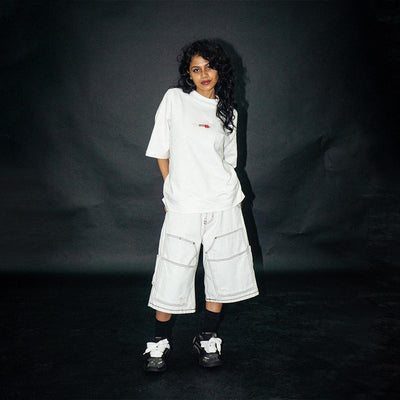 A1 Carpenter Jorts Ladies - Ice White