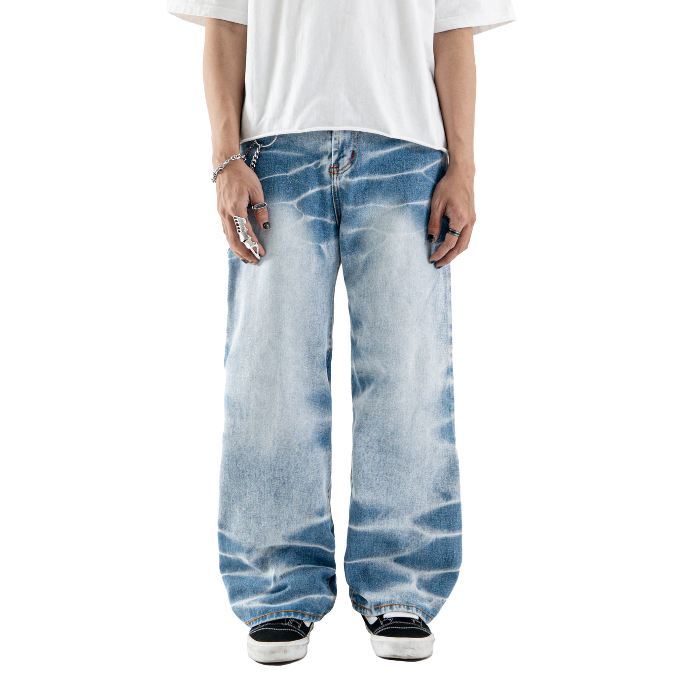 H1 baggy - Gloomy Blue - Jeans Pants