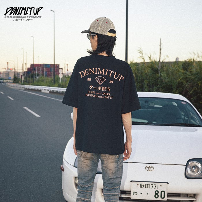 DENIMITUP Japan Culture Tee - Black - T-Shirt