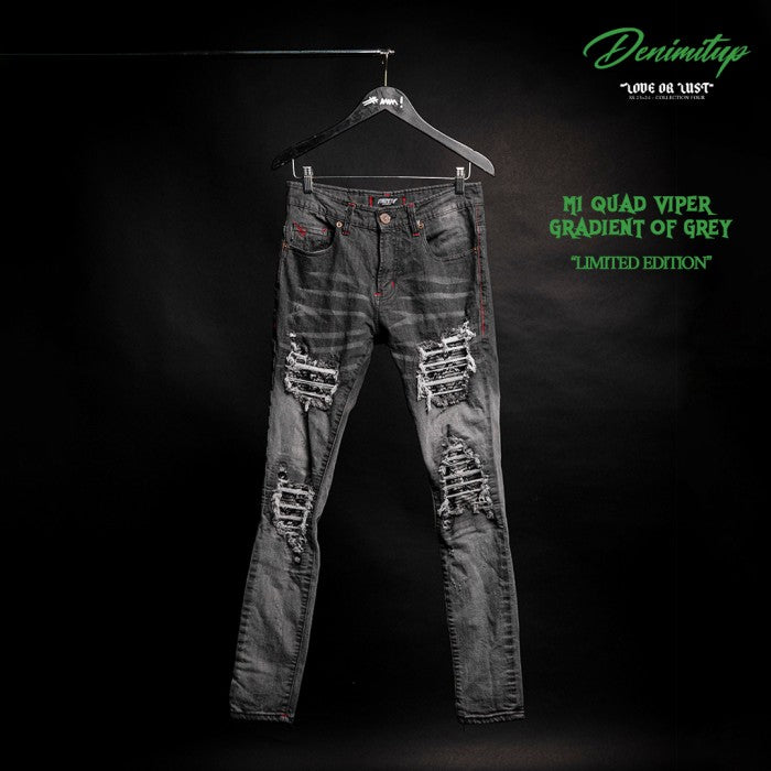 M1 quad viper - Gradient of grey - Celana Jeans