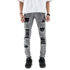 H1 Leather Patches - Light grey - Jeans Pants