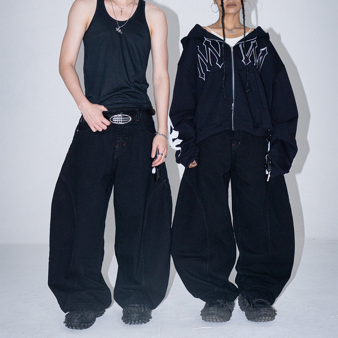 A1 Wide Barrel - Black Star - Jeans