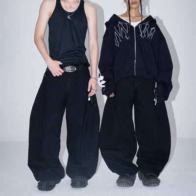 A1 Wide Barrel - Black Star - Jeans