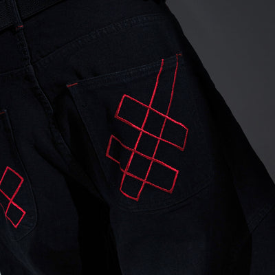 A1 Wide Barrel - Black Star - Jeans