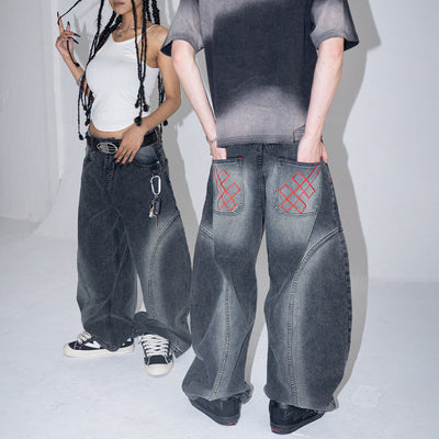 A1 Wide Barrel - Grain Dual Stone - Jeans
