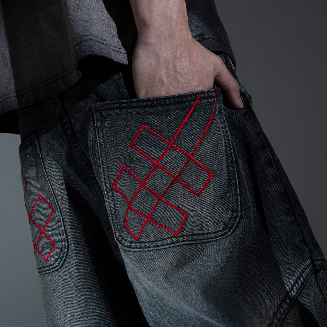 A1 Wide Barrel - Grain Dual Stone - Jeans