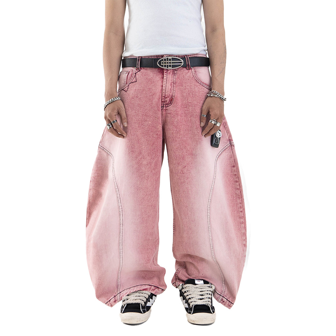 A1 Wide Barrel - Grain Dual Pink - Jeans