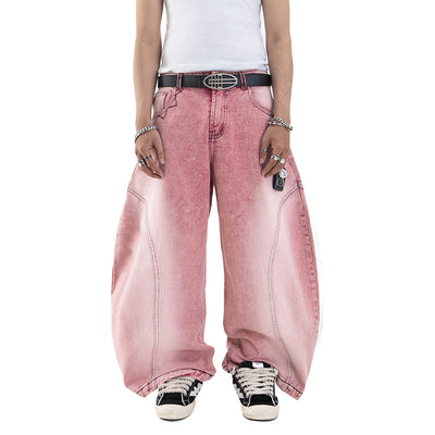 A1 Wide Barrel - Grain Dual Pink - Jeans
