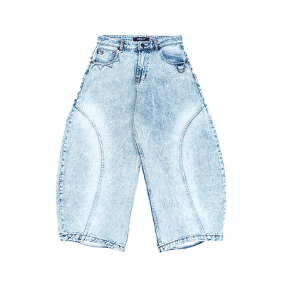 A1 Wide Barrel - Grain Dual Ice Blue - Jeans