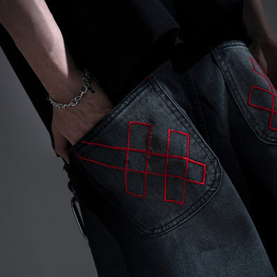 A1 Wide Barrel - Greyish Black - Jeans