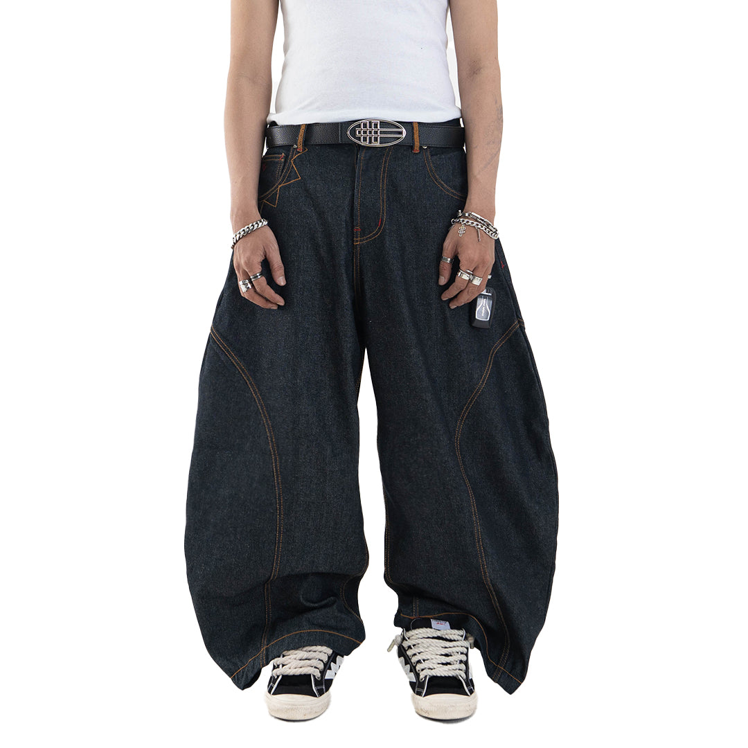 A1 Wide Barrel - Raw Denim - Jeans